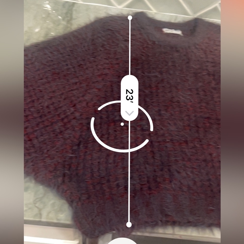 Urban Outfitters Women's Grey and Burgundy Sweater Small/Petite - Picture 9 of 9